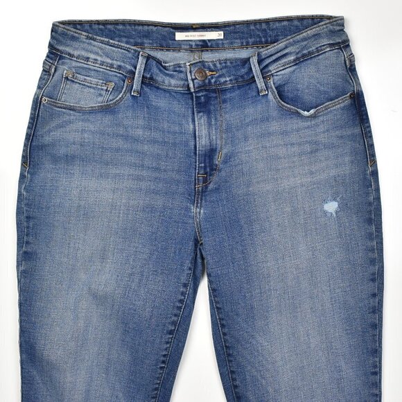 Levi's Mid Rise Skinny Jeans 31 - Picture 4 of 7